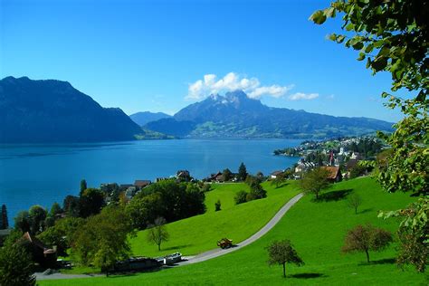 Weggis With Pilatus Lake Lucerne Switzerland Jag9889 Flickr