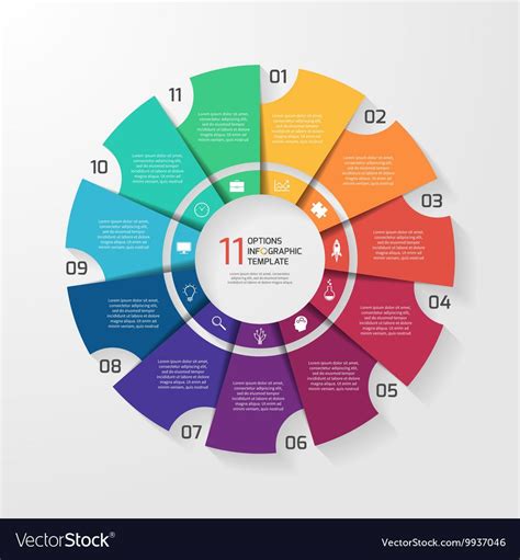 Circle Infographic Infographic Templates Infographics Chart Design