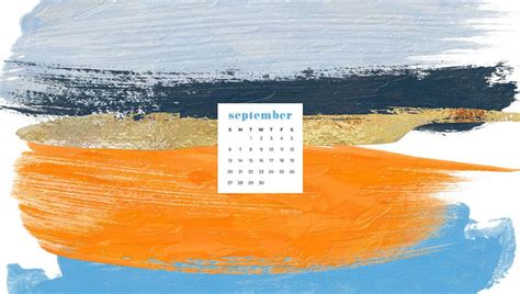 Free September 2020 Desktop Calendar Wallpapers — 16 Designs Options Desktop Calendar Calendar