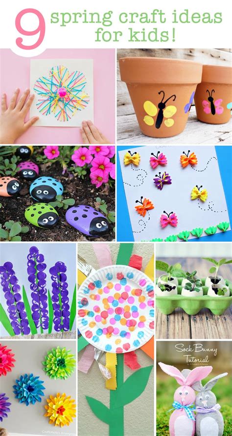 9 Spring Craft Ideas For The Kids Save This List Spring Crafts