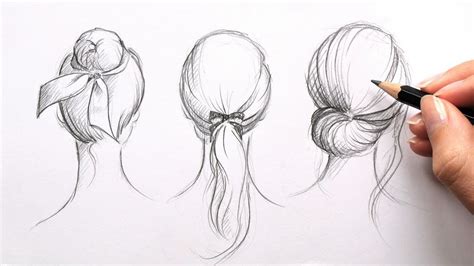 How To Draw Any Hairstyle In 5 Minutes Easy Tutorial For Beginners