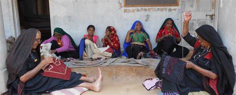 the intricate art of hand embroidery from kutch gujarat jamini