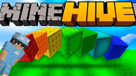 Minecraft Hive Rainbow Wool Challenge Youtube