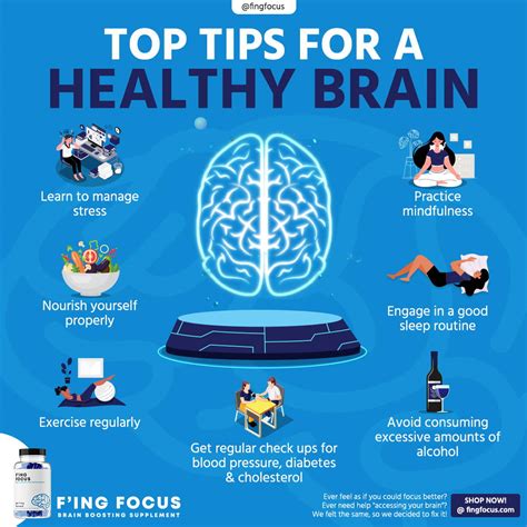 7 Tips For A Healthy Brain Fing Focus Brain Boosting Supplement News