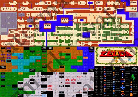Legend Of Zelda Map With Secrets Maps Catalog Online