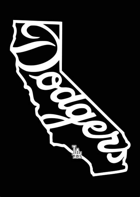 Check spelling or type a new query. LA Dodgers California Logo Vinyl Decal Car Window / Bumper ...
