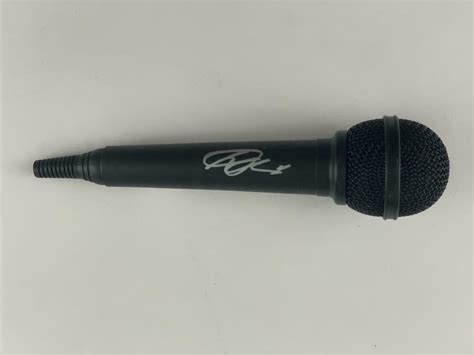 Demi Lovato Signed Autograph Microphone Mic Confident Tell Me You