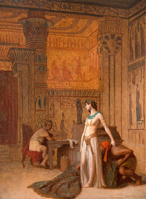 Cleopatra And Caesar Painting By Jean Leon Gerome Pixels Merch