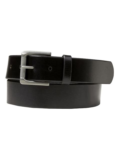 Leather Roller Buckle Casual Belt Banana Republic Factory
