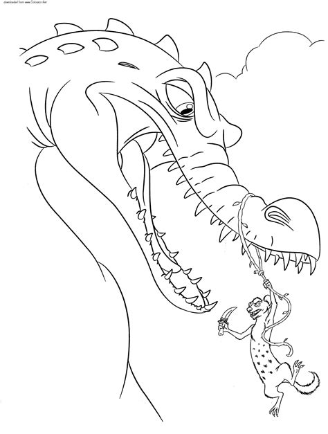 Coloring Pages Ice Age 3 Coloring Home