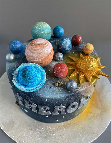 Chucakes Galaxy Planet Cake Solar System Cake