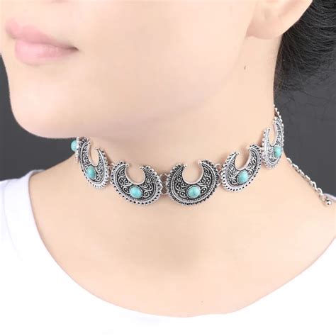 Buy 2016 Hot Boho Collar Choker Silver Necklace