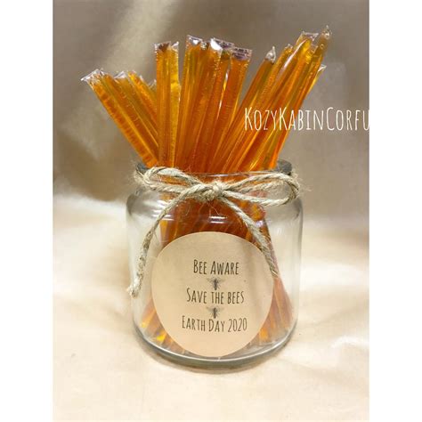 Hold the straw and the squeeze bottle at some angle. Honey Stick Gift Set-Personalized - Kozy Kabin in Corfu, NY