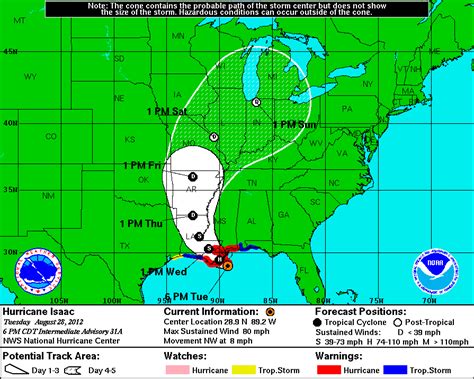 Hurricane Isaacs Path Track And Forecast Cone Live Science