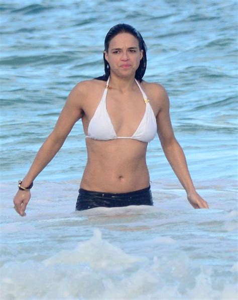 Michelle Rodriguez Reveals Her Armpit Hair As She Flaunts Her Bikini Body