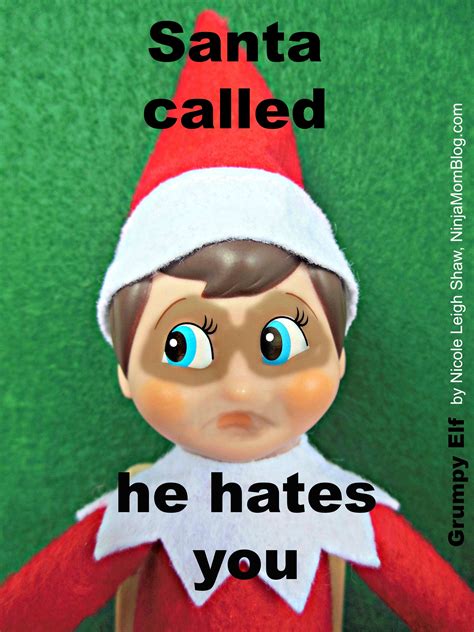 When Grumpy Cat And The Elf On The Shelf Get Together You Get Grumpy