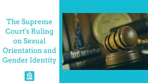 the supreme court s ruling on sexual orientation and gender identity