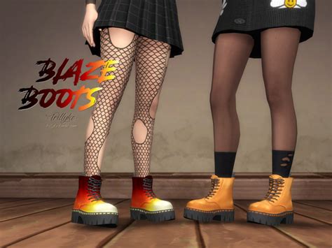 Blaze Boots Trillyke On Patreon In 2021 Sims 4 Sims 4 Clothing Sims