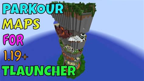 How To Install And Play Parkour Maps In Tlauncher 119 Parkour Maps