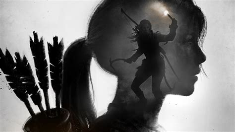 Wallpaper Drawing Shadow Silhouette Dlc Emotion Rise Of The Tomb