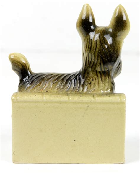 Scottish Terrier Bookend Ceramic Japan Mid Century Dog Etsy