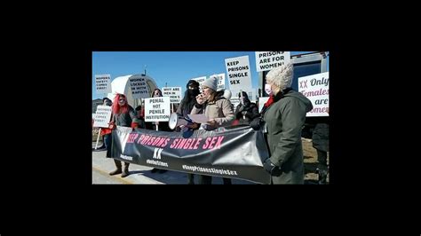 canadian women s sex based rights protest at grand valley institution for women kitchener