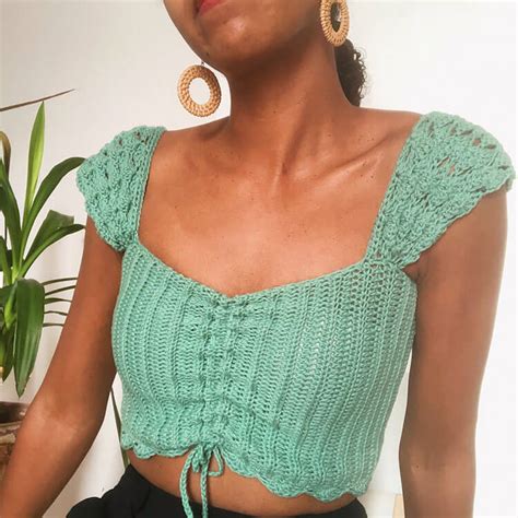 Super Easy To Follow And Customizable Crochet Crop Top Pattern Hot