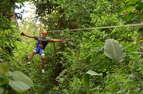 The canopy zipline was invented in sarapiquí in 1979 by a u.s. Combo Canopy Zip lining & Rafting Class II-III ...