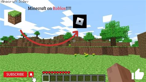 How To Play Minecraft On Roblox Youtube