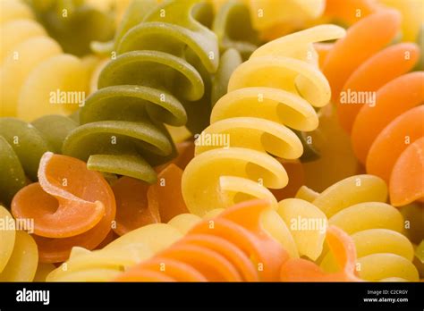 Colorful Pasta Close Up For Background Stock Photo Alamy