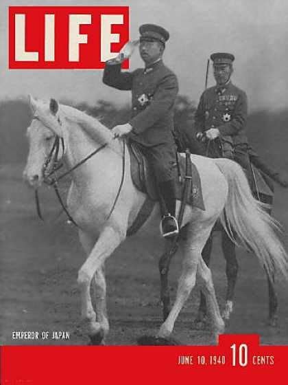 Life Emperor Hirohito June 10 1940 昭和天皇 歴史 日本 歴史