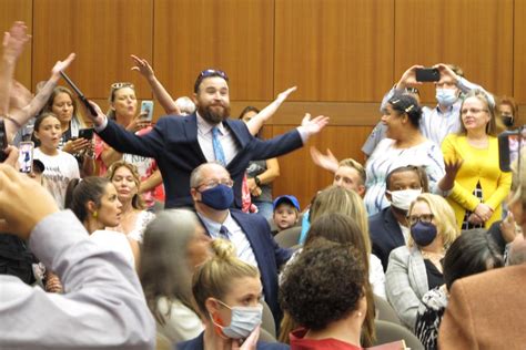 Angry Crowd Disrupts Forces Adjournment Of La Bese Board Hearing Red