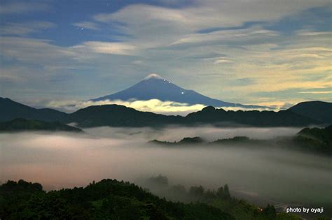 雲海と富士山 富士山見えたら‥