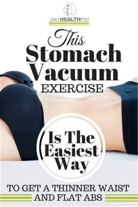 This Stomach Vacuum Exercise For Flat Abs And Reducing Low Back Pain