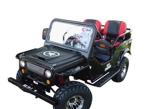 Jeep Go Kart 125cc Gas Engine 3 Speed Reverse Gokarts Usa®
