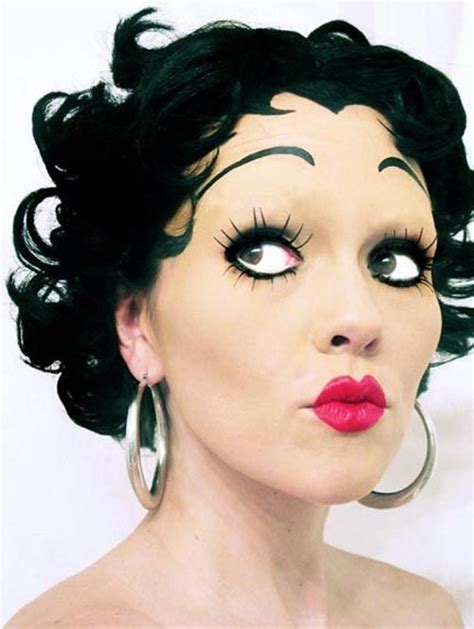 See 29 Mind Blowing Halloween Makeup Transformations Betty Boop