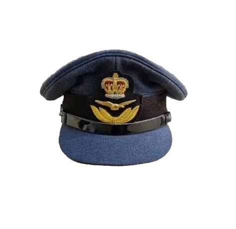 Ww2 Repro Raf Royal Air Force Officers Peaked Cap And Badge All Size