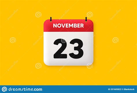 23th Day Of The Month Icon Event Schedule Date Calendar Date 3d Icon