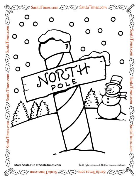 Free North Pole Printables Templates Printable Download