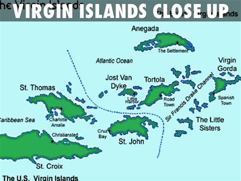 Map Puerto Rico And Virgin Islands Share Map