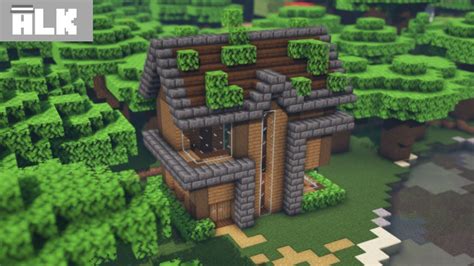 Minecraft Tutorial 12 Como Fazer Uma Casa Com Carvalho Escuro Youtube