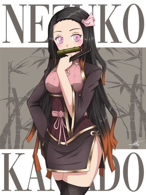 Kamado Nezuko Kimetsu No Yaiba Wallpaper By Darkstar Zerochan Anime Image Board