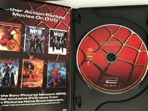 Spider Man Dvd Disc S Set Like New With Slip Cover And Inside Flyer