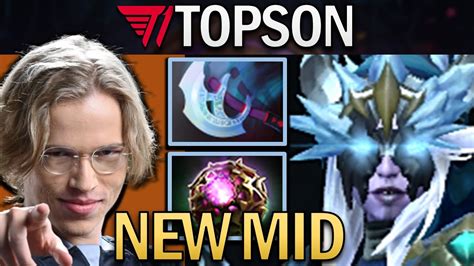 Drow Ranger Dota Gameplay T Topson Practicing New Mid Heroes Dota