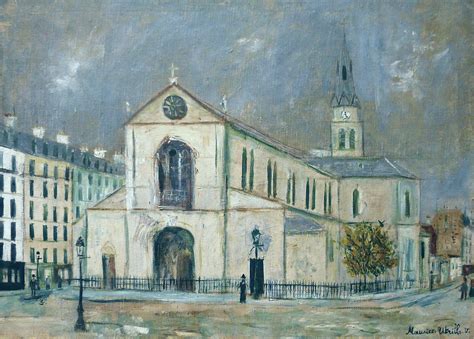 The Church Of Clignancourt 1914 Maurice Utrillo 1883 1955 Maurice