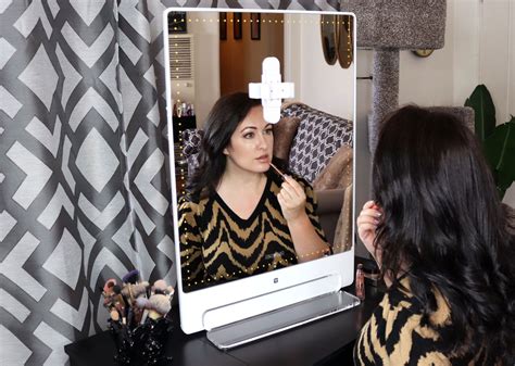 glamcor riki skinny vs riki tall lighted selfie mirrors review cruelty free beauty drugstore