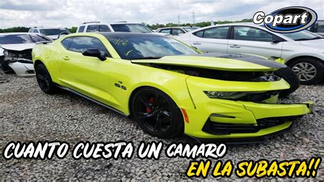 Cuanto Cuesta Un Chevrolet Camaro En La Subasta De Autos Usa Copart Jon Tops Youtube