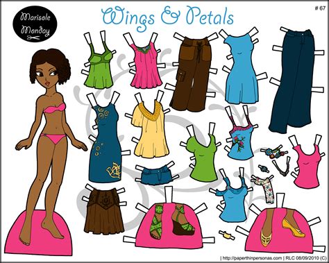 Dress your dolls up for a day on the beach, or as a unicorn or mermaid! 8 Best Images of Printable Paper Dolls - Printable Paper ...