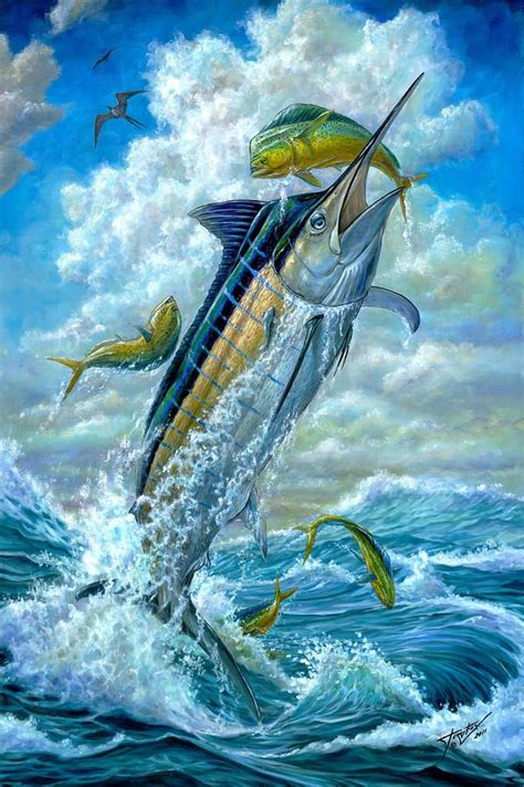 14 Best Art Of Guy Harvey Images On Pinterest Fish Art Fishing Boats