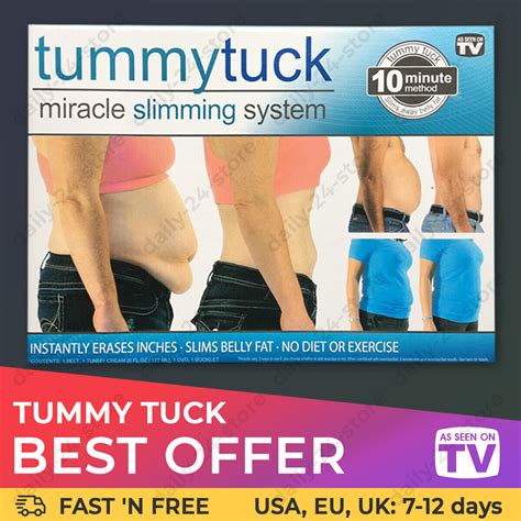 Tummy Tuck Miracle Slimming System Belt Weight Loss Size 1 2 3 As On